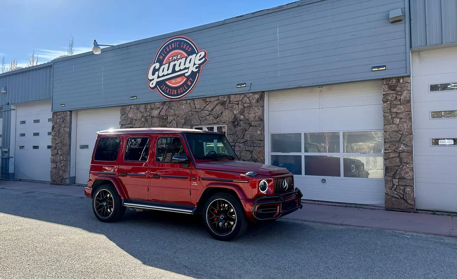 The Garage by Detail Driven shop exterior in Jackson Hole